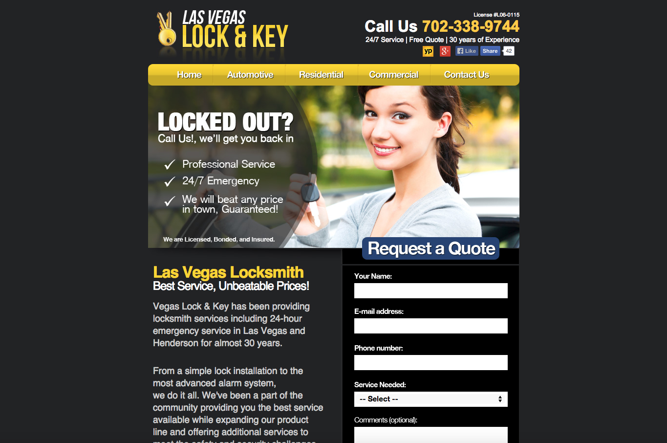 Vegas Lock and Key